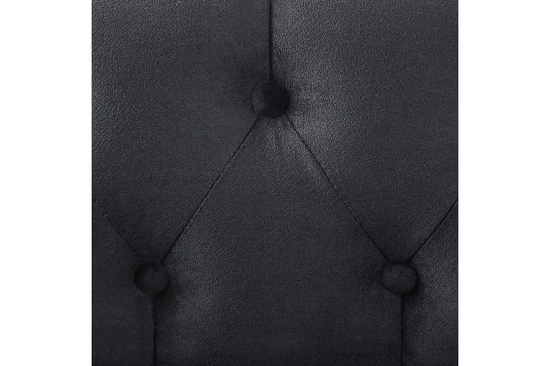 Schäslong Beliani Lattes Grå, mörkt trä, Högervänd Black||Dark colored wood Right-faced - Huonekalut - Sohva - Sohvasängyt