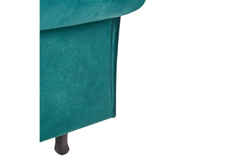 Schäslong Beliani Lattes Grå, mörkt trä, Högervänd Green||Dark colored wood Left-faced - Huonekalut - Sohva - Sohvasängyt