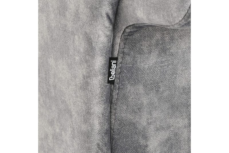 Schäslong Beliani Lattes Grå, mörkt trä, Högervänd Grey Right-faced - Harmaa - Huonekalut - Sohva - Sohvasängyt