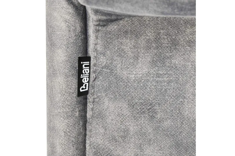 Schäslong Beliani Lattes Grå, mörkt trä, Högervänd Grey Right-faced - Harmaa - Huonekalut - Sohva - Sohvasängyt