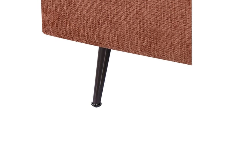 Schäslong Beliani Riom Grön, Svart, Högervänd Red Left-faced - Punainen - Huonekalut - Sohva - Moduulisohva - Muut moduulisohvan moduulit