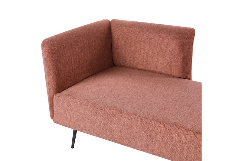 Schäslong Beliani Riom Grön, Svart, Högervänd Red Left-faced - Punainen - Huonekalut - Sohva - Moduulisohva - Muut moduulisohvan moduulit