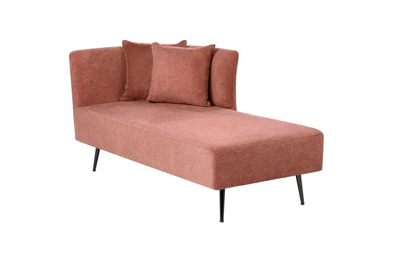 Schäslong Beliani Riom Grön, Svart, Högervänd Red Left-faced - Punainen - Huonekalut - Sohva - Moduulisohva - Muut moduulisohvan moduulit