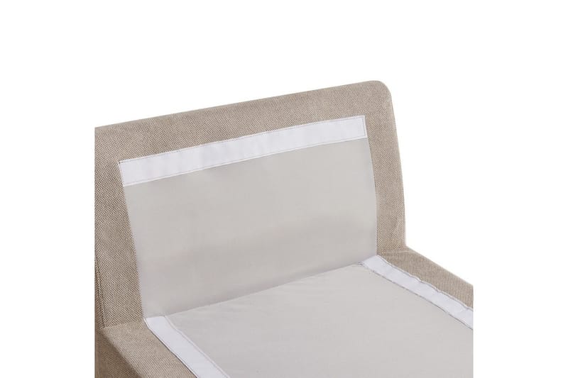 Schäslong Beliani Vizille Beige NO_BRAND Beige - Huonekalut - Sohva - Moduulisohva - Muut moduulisohvan moduulit