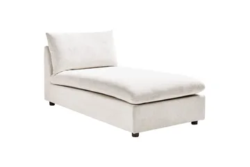 Schäslong Beliani Vizille Beige NO_BRAND White
