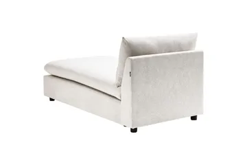Schäslong Beliani Vizille Beige White - Valkoinen - Huonekalut - Sohva - Moduulisohva - Muut moduulisohvan moduulit