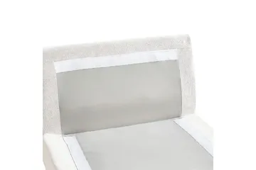 Schäslong Beliani Vizille Beige White - Valkoinen - Huonekalut - Sohva - Moduulisohva - Muut moduulisohvan moduulit