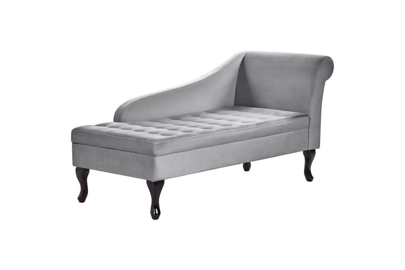 Schäslong Beliani Pessac Beige, svart, Högervänd Light grey||Black Right-faced - Huonekalut - Sohva - Moduulisohva - Muut moduulisohvan moduulit