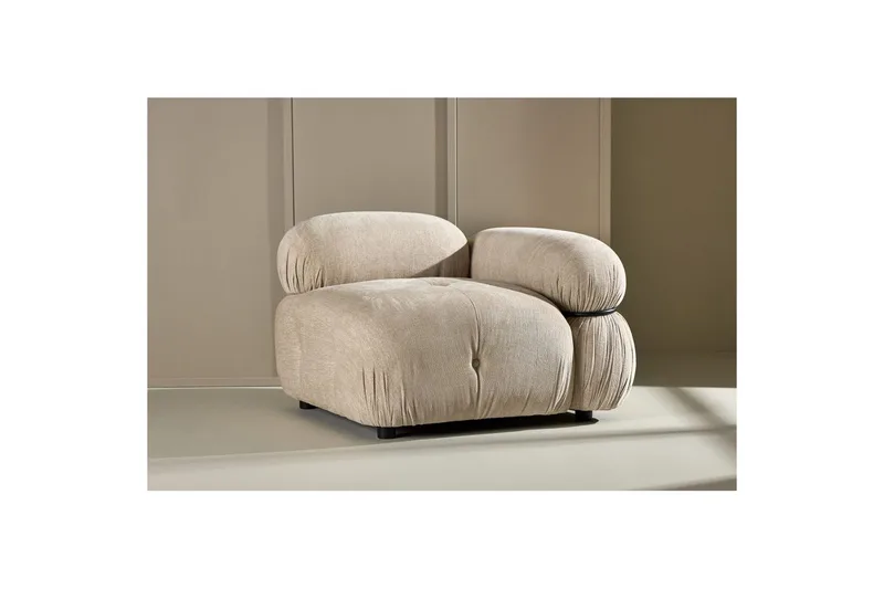 Sohvamoduuli Kulmamoduuli Vasen Mika - Beige - Huonekalut - Sohva - Moduulisohva - Kulmamoduuli