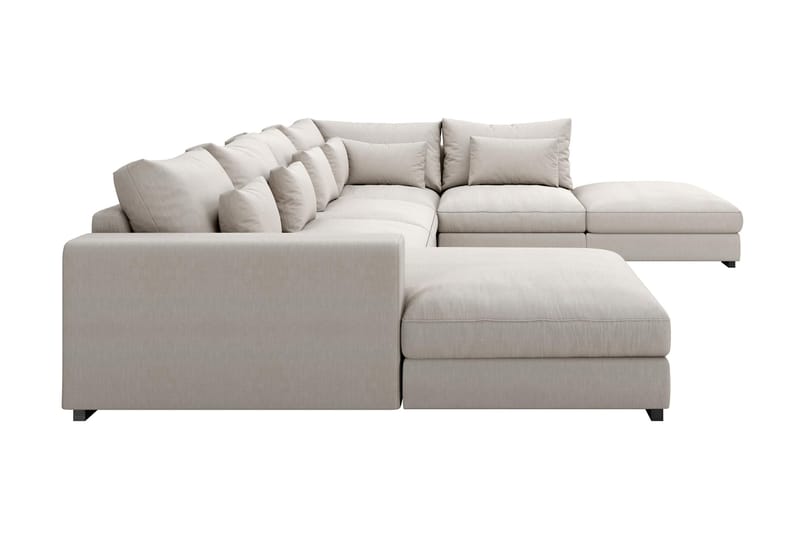 U-Moduulisohva Columbus divaanilla Vasen - Beige - Huonekalut - Sohva - Moduulisohva