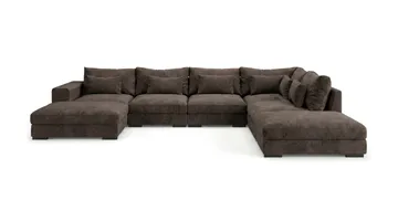 U-Moduulisohva Dubai divaanilla Oikea