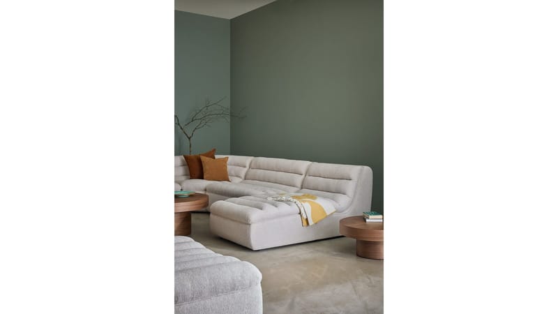 Valdoro-kangasdivaani 168 cm - Beige - Huonekalut - Sohva - Moduulisohva - Muut moduulisohvan moduulit