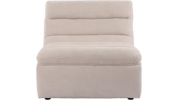 Valdoro-keskimoduuli kankaalla 87 cm - Beige - Huonekalut - Sohva - Moduulisohva