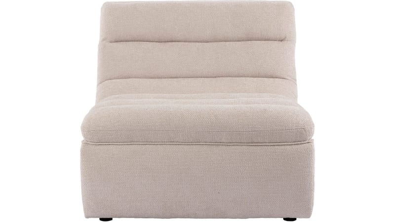 Valdoro-keskimoduuli kankaalla 87 cm - Beige - Huonekalut - Sohva - Moduulisohva