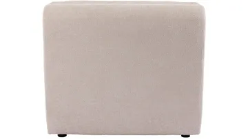 Valdoro-keskimoduuli kankaalla 87 cm - Beige - Huonekalut - Sohva - Moduulisohva