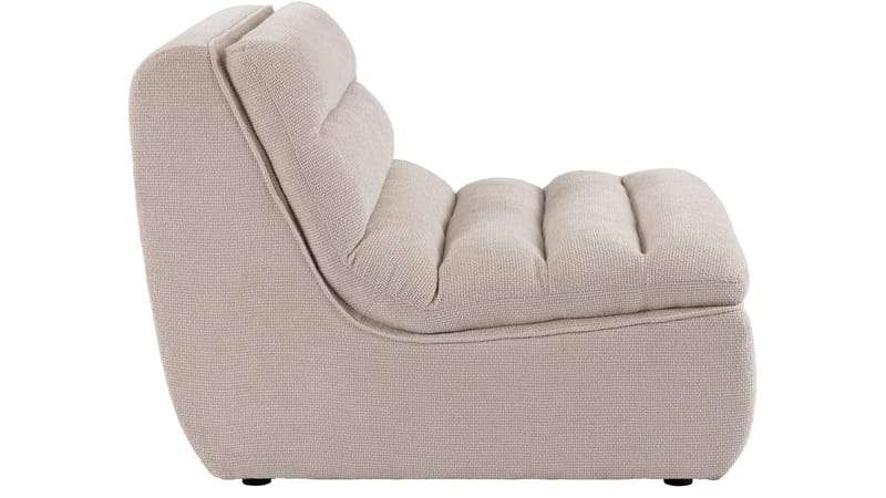 Valdoro-keskimoduuli kankaalla 87 cm - Beige - Huonekalut - Sohva - Moduulisohva