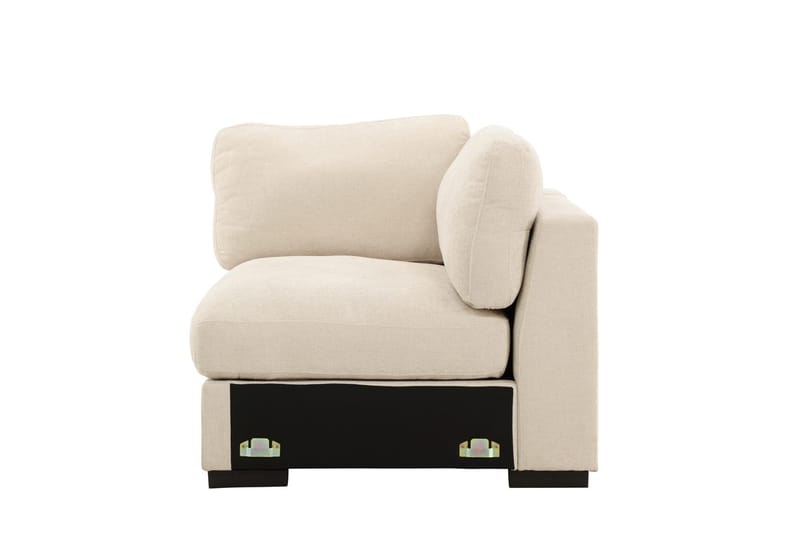 Vasemmanpuoleinen moduuli Salerno kankaalla - Beige - Huonekalut - Sohva - Moduulisohva - Kulmamoduuli