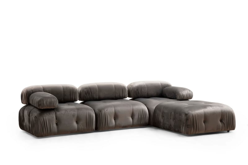 Vasenmoduuli Belgin 95 cm - Harmaa - Huonekalut - Sohva - Moduulisohva - Muut moduulisohvan moduulit