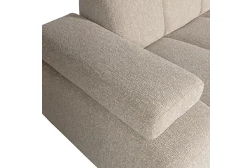 Mojo kuplamainen sohva 164 cm kangasta - Beige - Huonekalut - Sohva - 2:n istuttava sohva