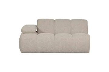 Mojo kuplamainen sohva 164 cm kangasta - Beige - Huonekalut - Sohva - 2:n istuttava sohva