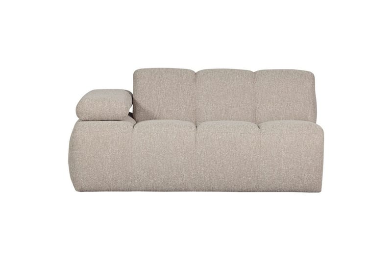 Mojo kuplamainen sohva 164 cm kangasta - Beige - Huonekalut - Sohva - 2:n istuttava sohva