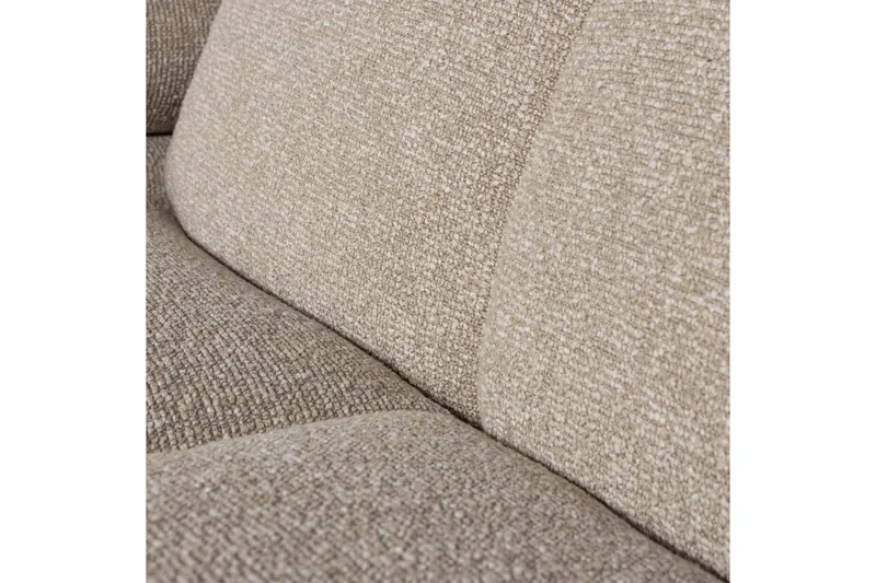 Mojo kuplamainen sohva 164 cm kangasta - Beige - Huonekalut - Sohva - 2:n istuttava sohva