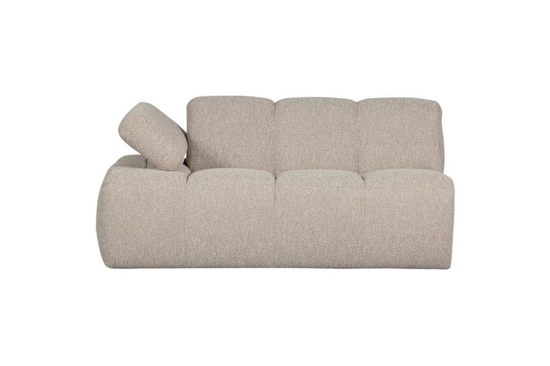 Mojo kuplamainen sohva 164 cm kangasta - Beige - Huonekalut - Sohva - 2:n istuttava sohva