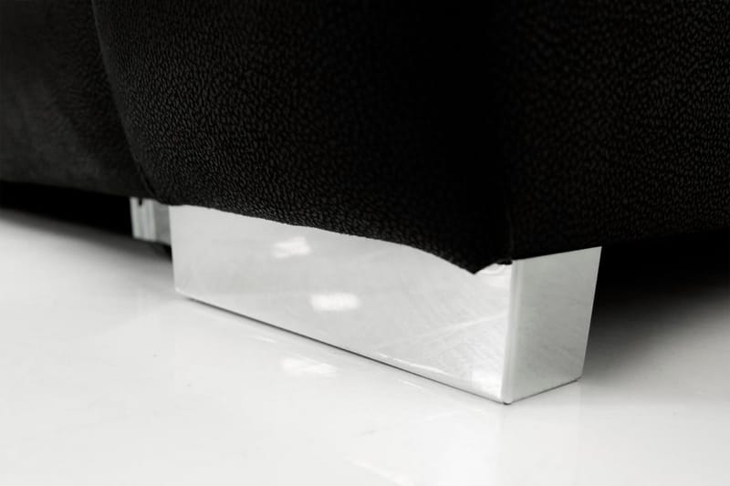 Divaanivuodesohva Jonner 4:n ist Käännettävä - Musta - Huonekalut - Sohva - Nahkasohva