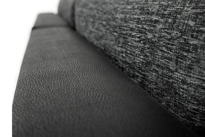 Divaanivuodesohva Jonner 4:n ist Käännettävä - Musta - Huonekalut - Sohva - Nahkasohva