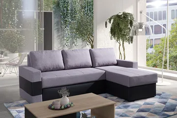 Gordia Divaanivuodesohva 234x82x156 cm - Huonekalut - Sohva - Nahkasohva