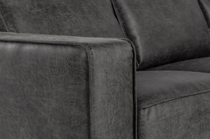 Kulmasohva Minou Sekoitenahka - Tummanharmaa - Huonekalut - Sohva - Nahkasohva