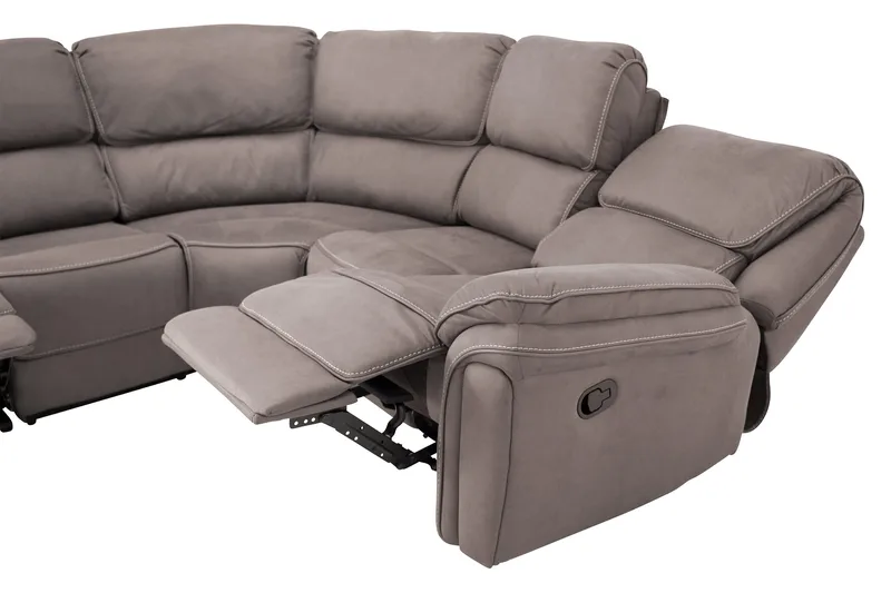 Kulmasohva Saranda Keinonahka - Harmaa - Huonekalut - Sohva - Kulmasohva