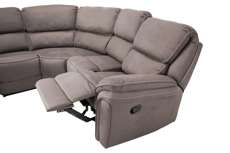 Kulmasohva Saranda Keinonahka - Harmaa - Huonekalut - Sohva - Kulmasohva