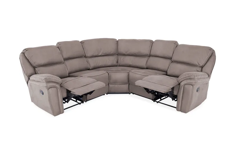 Kulmasohva Saranda Keinonahka - Harmaa - Huonekalut - Sohva - Kulmasohva