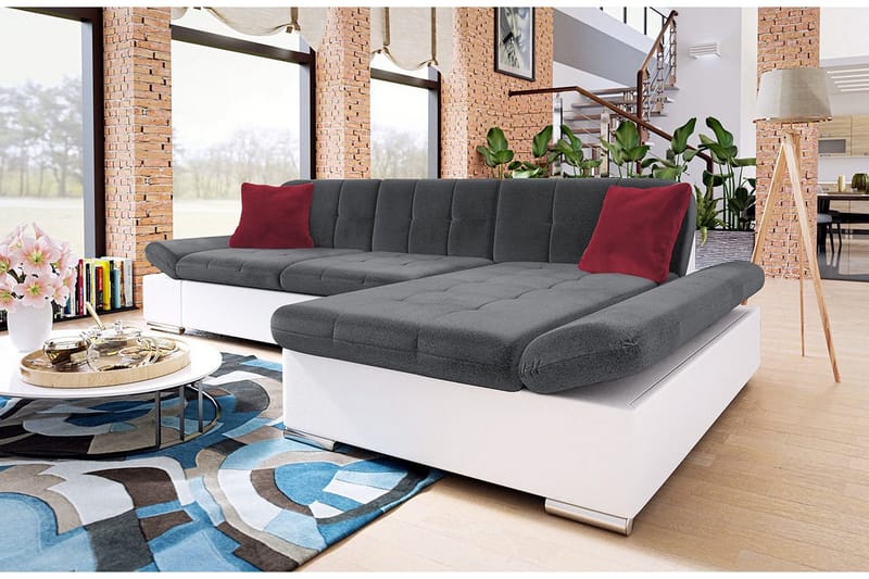 Malwi Divaanivuodesohva 285x162x76 cm - Huonekalut - Sohva - Nahkasohva