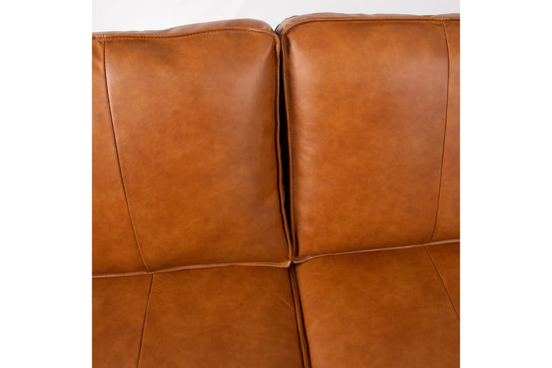 Sohva Leo Vaaleanruskea - Huonekalut - Sohva - Nahkasohva