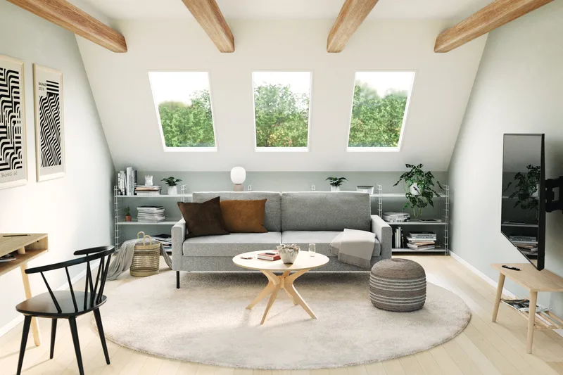 Nevada 3-istuttava Kangassohva - Harmaa - Huonekalut - Sohva - 3:n istuttava sohva