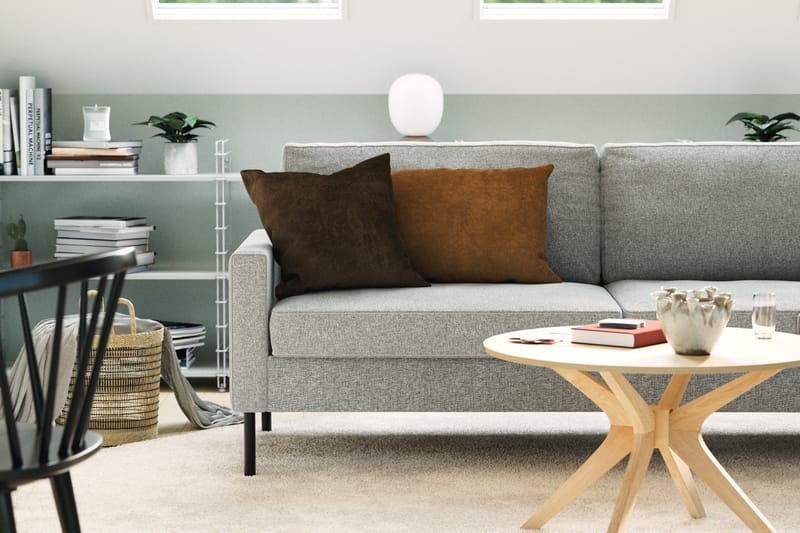 Nevada 3-istuttava Kangassohva - Harmaa - Huonekalut - Sohva - 3:n istuttava sohva