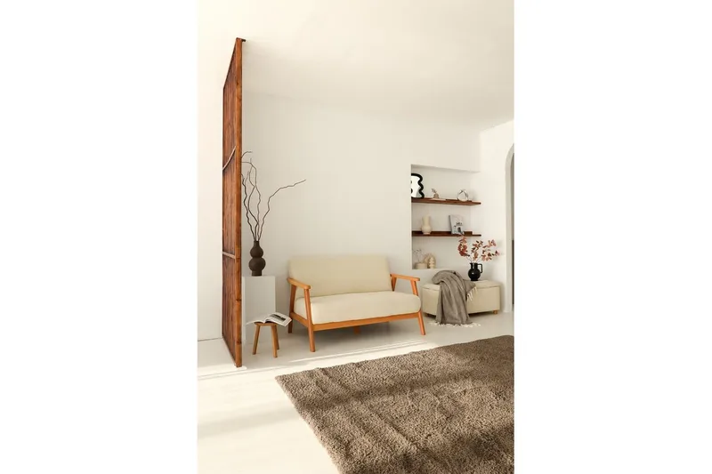 Neyros Sohva 2-sits - Valkoinen - Huonekalut - Sohva - 2:n istuttava sohva