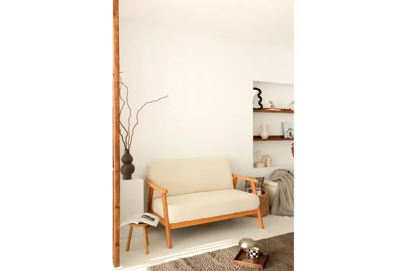 Neyros Sohva 2-sits, Valkoinen