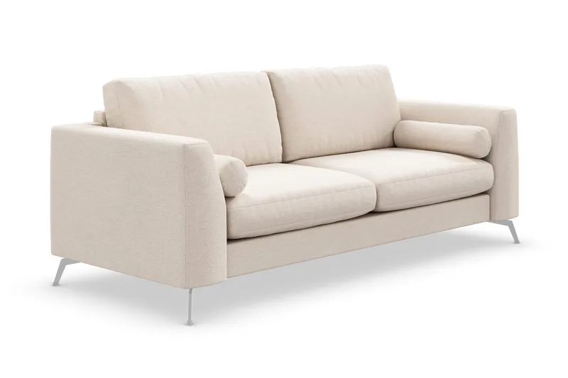 Ocean Lyx 3-istuttava Kangassohva - Beige - Huonekalut - Sohva - 3:n istuttava sohva