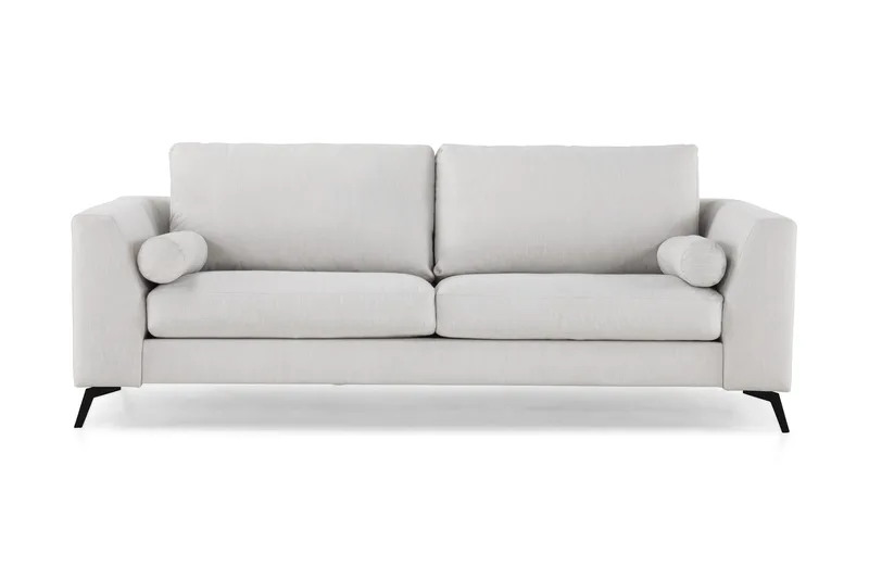 Ocean Lyx 3-istuttava Kangassohva, Vaaleanharmaa