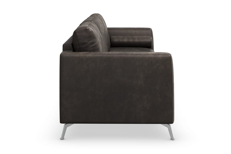 Ocean Lyx 3-istuttava Keinonahkasohva - Tummanharmaa - Huonekalut - Sohva - 3:n istuttava sohva