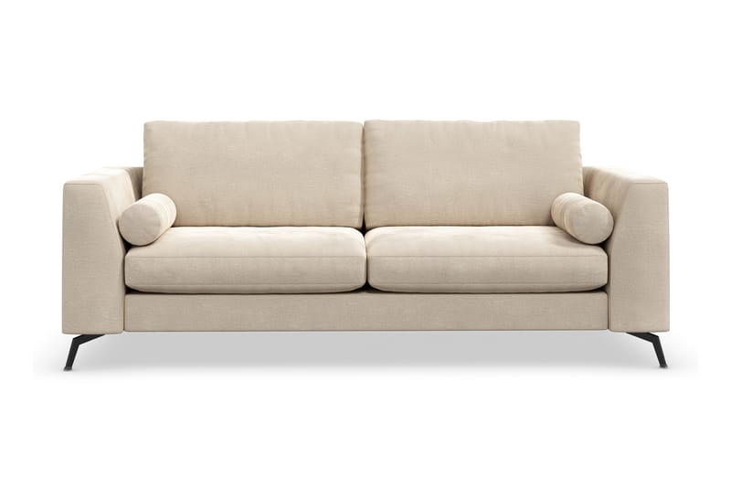 Ocean Lyx 3-istuttava Samettisohva - Beige - Huonekalut - Sohva - 2:n istuttava sohva