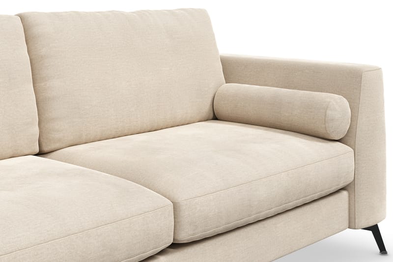 Ocean Lyx 3-istuttava Samettisohva - Beige - Huonekalut - Sohva - 2:n istuttava sohva