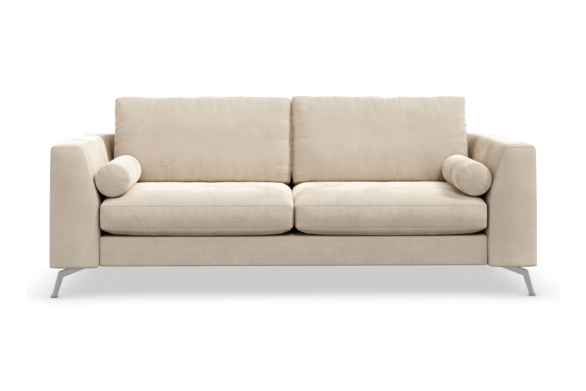 Ocean Lyx 3-istuttava Samettisohva - Beige - Huonekalut - Sohva - 2:n istuttava sohva