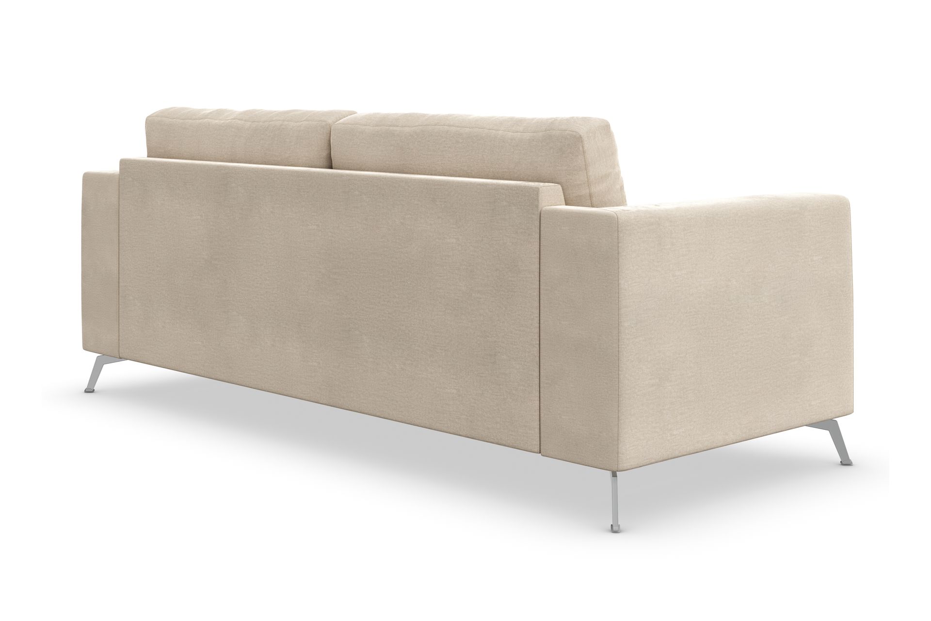 Ocean Lyx 3-istuttava Samettisohva - Beige - Huonekalut - Sohva - 2:n istuttava sohva