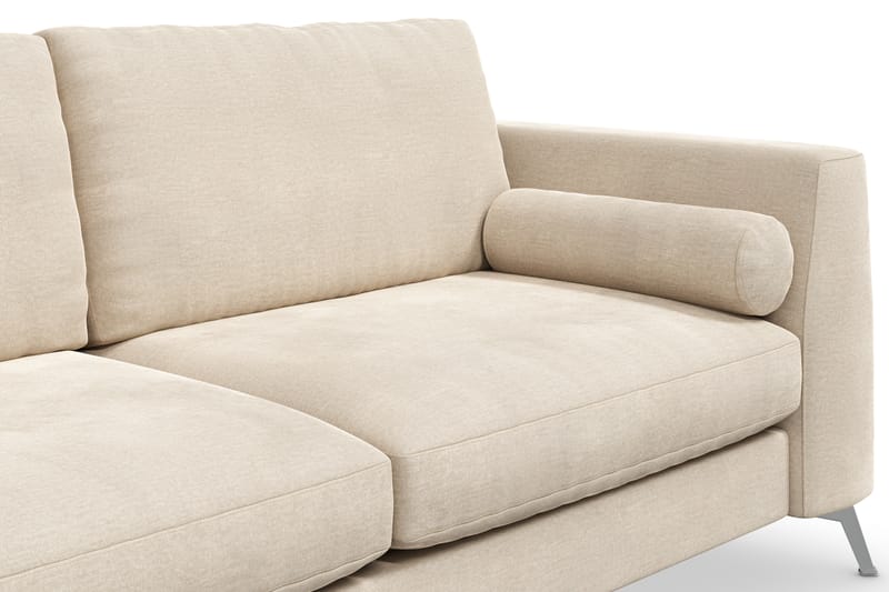 Ocean Lyx 3-istuttava Samettisohva - Beige - Huonekalut - Sohva - 2:n istuttava sohva