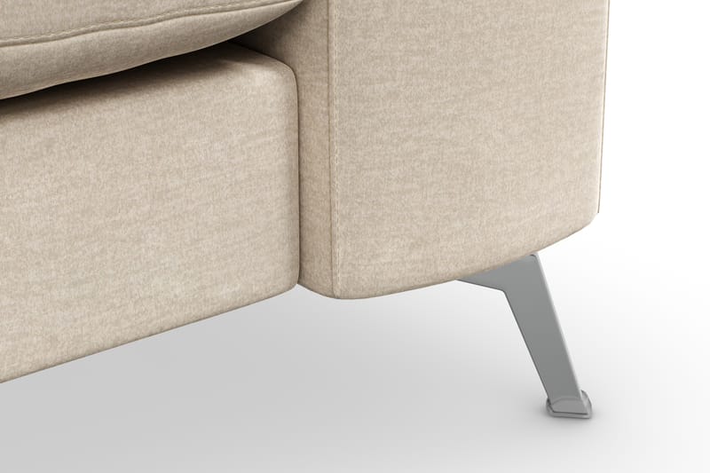 Ocean Lyx 3-istuttava Samettisohva - Beige - Huonekalut - Sohva - 2:n istuttava sohva