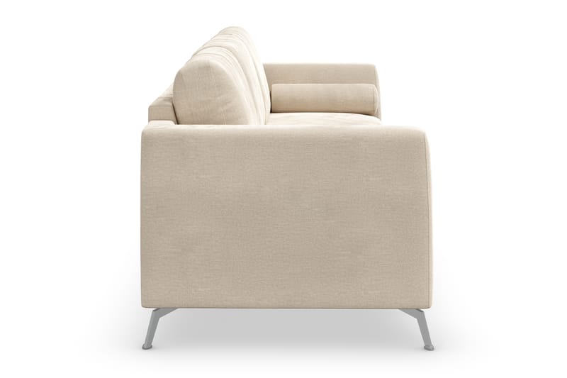 Ocean Lyx 3-istuttava Samettisohva - Beige - Huonekalut - Sohva - 3:n istuttava sohva